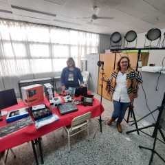 Colegio Secundario de La Maruja recibió kit audiovisual